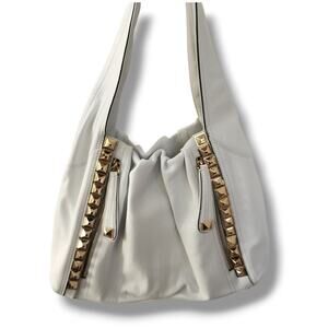 b makowsky White Shoulder bag Genuine Leather